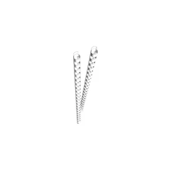 GENIE Spiralbinderücken 6mm λευκά - 25 τεμάχια