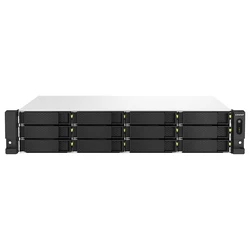 NAS Qnap TS-1264U-RP-8G 2U 12-Bay rackmount Intel Celeron N5095 quad-core 8GB 12x3.5/2.5 SATA 2x300W