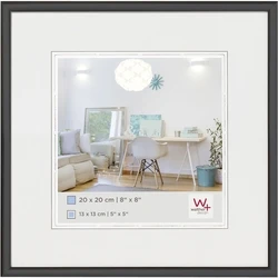 Walther Plastic Photo Frame with Black Border KV220B
