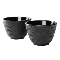Bredemeijer Jang Black Porcelain Tea Cup Set (2 pcs) - G004Z