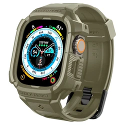 Band + case Spigen Rugged Armor Pro Apple Watch Ultra 49mm Vintage Khaki