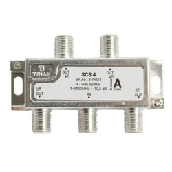 Διακλαδωτής Δορυφορικής Triax Splitter 4-way SCS-4 5-2400MHz