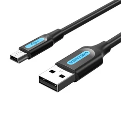 Καλώδιο USB Vention 2.0 A to Mini-B COMBC 0.25m Black PVC