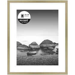 Nielsen Κορνίζα Ξύλινη Aura 1122002 - Καφέ πλαίσιο, 24x30 cm (με passe-partout)