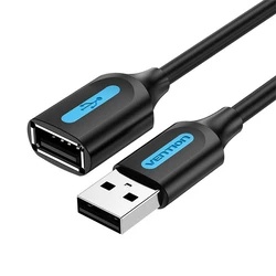 Καλώδια USB Vention Extension USB 2.0 Male to Female CBIBH 2m Black