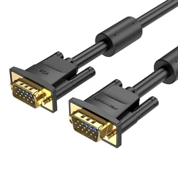 Καλώδιο VGA Vention (3+6) with Ferrite Cores DAEBI 3m, 1080P 60Hz (Black)