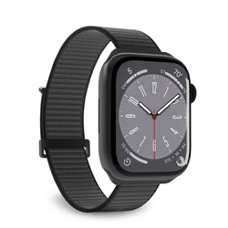 PURO Nylon Sport Strap Apple Watch 4/5/6/7/SE/8/9/10 40/41/42mm (Black)