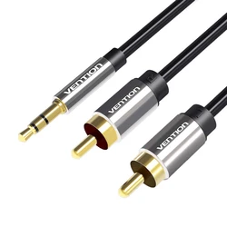 Καλώδιο Ήχου Vention 3.5mm to 2x RCA BCFBI 3m Black