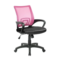 Velco Pro Systems Children's Office Chair Pink - Black, 55x49x86/96 cm, Mesh & PVC