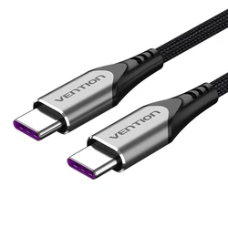 Καλώδιο USB-C Vention 2.0 to USB-C TAEHG 1.5m PD 100W Gray