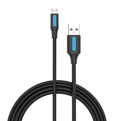 Καλώδιο USB Vention 2.0 A to Micro USB COLBD 3A 0,5m Black