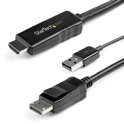 Καλώδιo DisplayPort σε HDMI Startech HD2DPMM3M 3 m Μαύρο