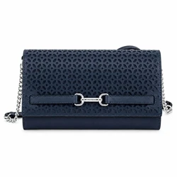 Michael Kors Michael Υφασμάτινη Γυναικεία Τσάντα Ώμου Navy Μπλε 35S6S2ZC7Y-NAV