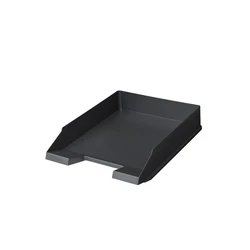 Herlitz Διάφανος Πλαστικός Δίσκος Εγγράφων A4-C4 Ανθρακί/Μαύρος (MPN 50033942)