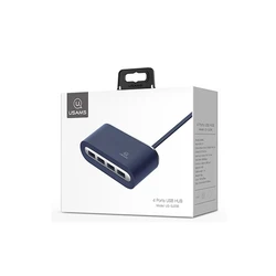 USAMS US-SJ238 HUB 4xUSB 2.0 Adapter blue