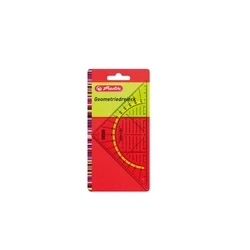 Herlitz Γεωμετρικό τρίγωνο μικρό πλαστικό 16 cm διαφανές