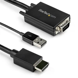 Καλώδιο HDMI σε VGA Startech VGA2HDMM2M (2 m) Μαύρο