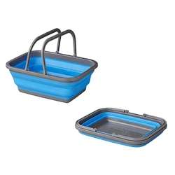 Πτυσσόμενο Καλάθι ProPlus 370303, 9L, μπλε/γκρι