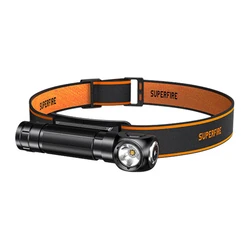 Φακός Κεφαλής LED 2-in-1 Superfire TH04, 600lm, USB-C