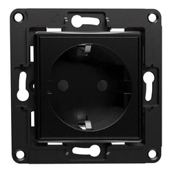 Πρίζα Τοίχου Shelly (Μαύρο)