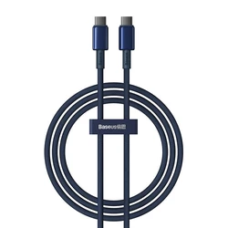 Καλώδιο USB Baseus Καλώδιο USB-C σε USB-C Tungsten Gold, 100W, 1m (Μπλε)
