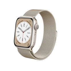 Bracelet strap Crong Milano Steel Apple Watch 38/40/41/42 mm (champagne)
