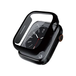 Case + glass Crong Hybrid Watch Case Apple Watch 4/5/6/7/SE/8/9 40/41mm (Black)