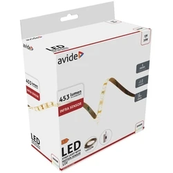 Ταινία LED Avide Blister με Αισθητήρα Υπερύθρων 12V 1m 5W 3000K