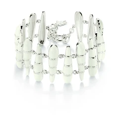 Γυναικείο Βραχιόλι Folli Follie 3B0F056W (18cm) από Ασήμι White