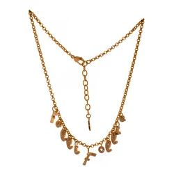 Γυναικείο Κολιέ Folli Follie 3N13T023Rc (25cm) από Ατσάλι Pink