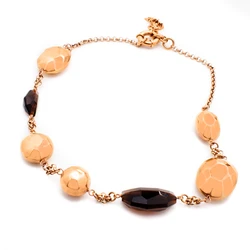 Γυναικείο Κολιέ Folli Follie 3N14T011Rb (25cm) από Ατσάλι Pinkish