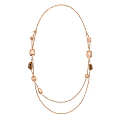 Γυναικείο Κολιέ Folli Follie 3N14T012Rb90 (45cm) από Ατσάλι Pink