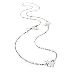 Γυναικείο Κολιέ Folli Follie 3N1F034C110 (45cm) από Ατσάλι Silver