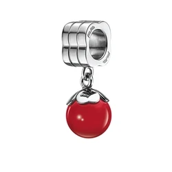 Γυναικείο Charm Folli Follie 3P16F014R (1cm) από Ασήμι Red