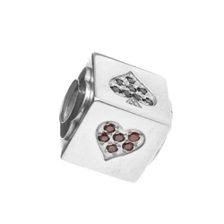 Γυναικείο Charm Folli Follie 3P16F056Kr (1cm) από Ασήμι Gray