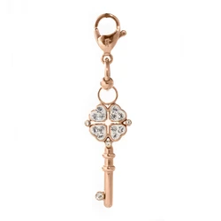 Γυναικείο Charm Folli Follie 3P1T008Rc (3cm) από Ασήμι Pink