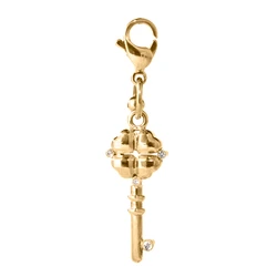 Γυναικείο Charm Folli Follie 3P1T009Rc (3cm) από Ασήμι Golden