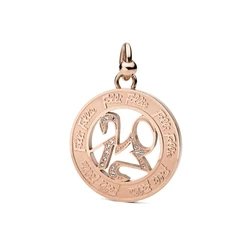 Γυναικείο Charm Folli Follie 3P1T014Rc (4cm) από Ατσάλι Pink Gold