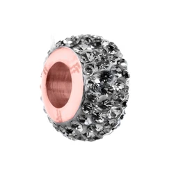 Γυναικείο Charm Folli Follie 3Poto23Rk (1,5cm) από Ασήμι Black