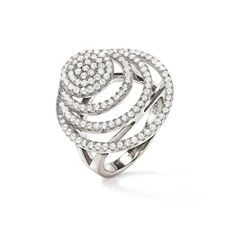 Γυναικείο Δαχτυλίδι Folli Follie 3R17S034C-52 (52) από Ατσάλι Silver