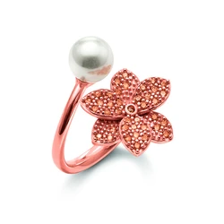 Γυναικείο Δαχτυλίδι Folli Follie 3R19S150Rsw52 (52) από Ασήμι Pink