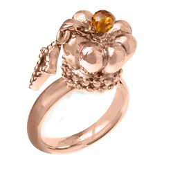 Γυναικείο Δαχτυλίδι Folli Follie 3R2T007Rf-54 (54) από Ατσάλι Pink