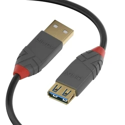 Καλώδιο USB Lindy 36761 Μαύρο 1 m (x1)