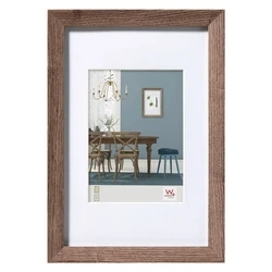 Κορνίζα τοίχου Walther Design Fiorito EF040N ξύλινη με passepartout 30x40 εκ.