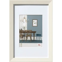 Κορνίζα τοίχου Walther Fiorito White 30x45 Wood incl. Passepartout EF045W