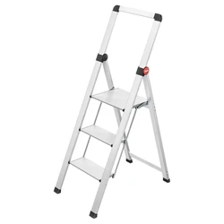 Hailo DK40 BasicLine 3-Step Aluminium Step Stool