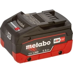 Επαναφορτιζόμενη μπαταρία εργαλείων Metabo 18V 5,5Ah LiHD Akku-Pack