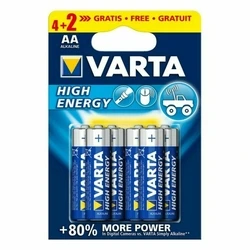 Varta Αλκαλικές Μπαταρίες AA 6 Τεμάχια