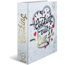 Αρχειοθέτηση Herma ντοσιέ συνταγών A4 Cooking with Love 19669 με lever arch mechanism και ευρετήριο