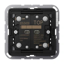 JUNG LSCD10721ST KNX Τάστερ Standard 2-θέσεων (CD/LS σειρά)